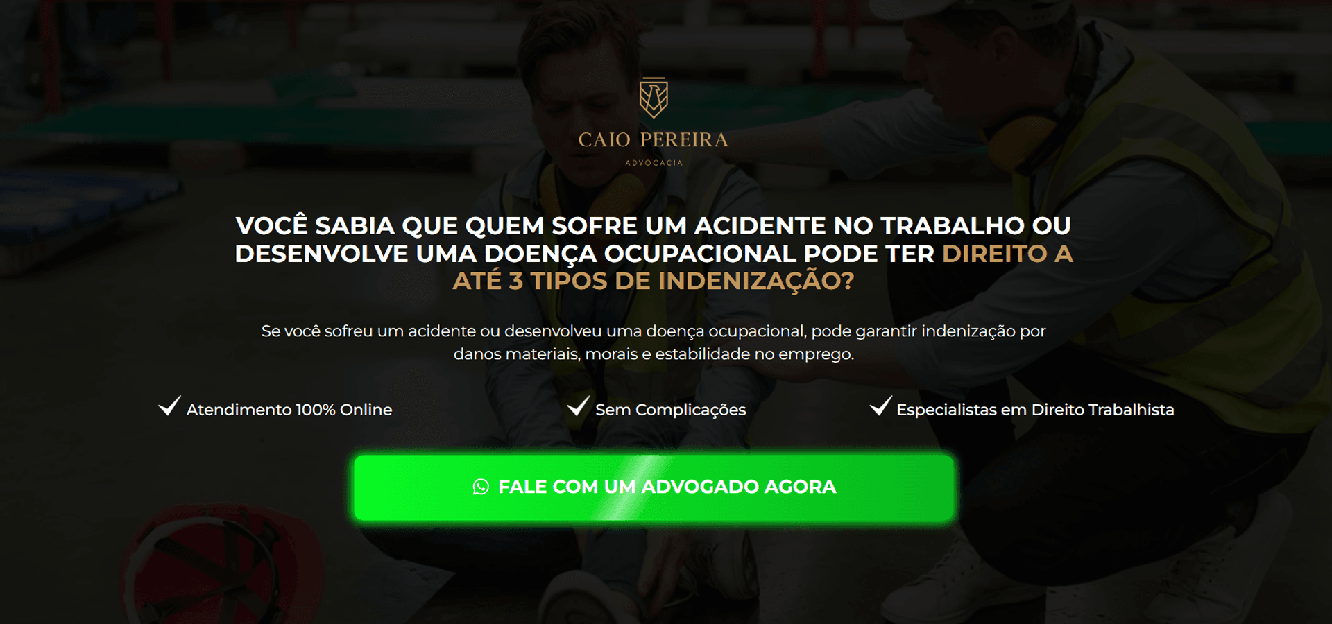 Site - Advogado trabalhista - Caio Pereira