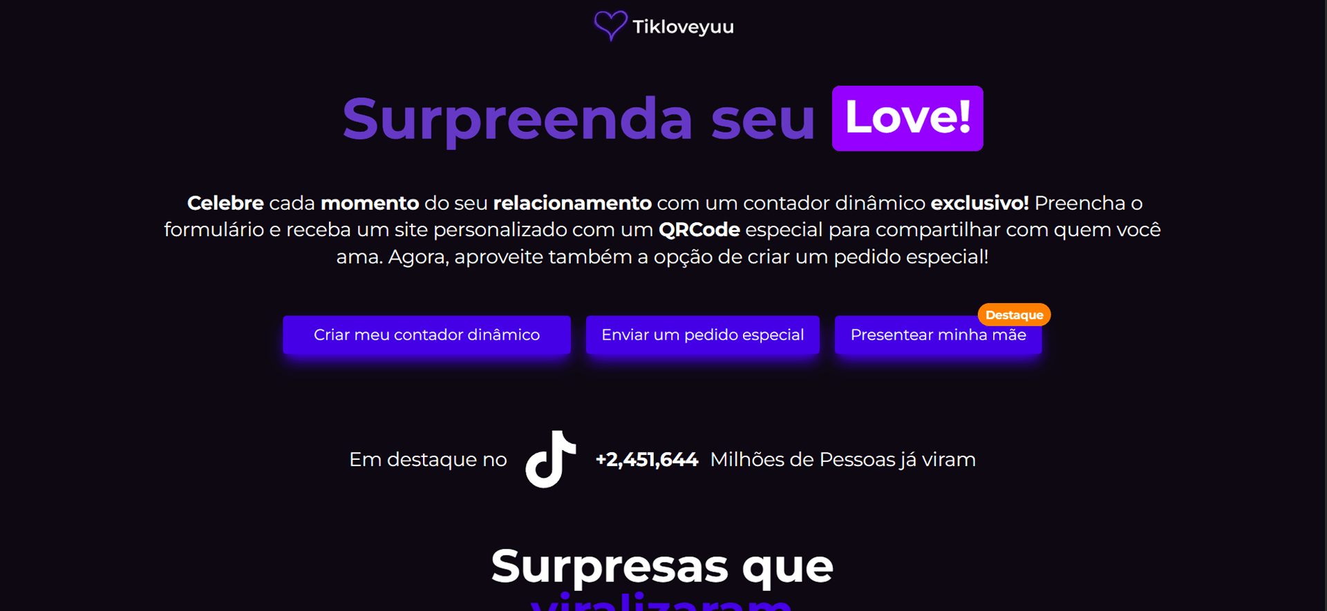 Micro-Saas - Venda de produto digital para casais